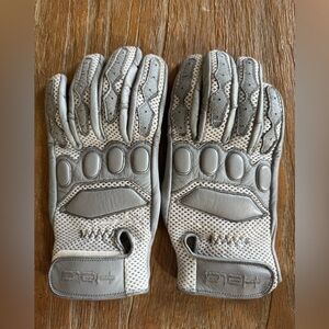 Held Motorcycle Gloves (Kangaroo Leather Palm)  Gray Women’s SIZE 7S Lightweight